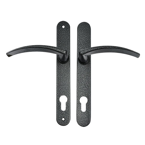 Traditional Style Lever Lever UPVC Multipoint Door Handles - 92mm PZ Sprung 210mm Screw Centres