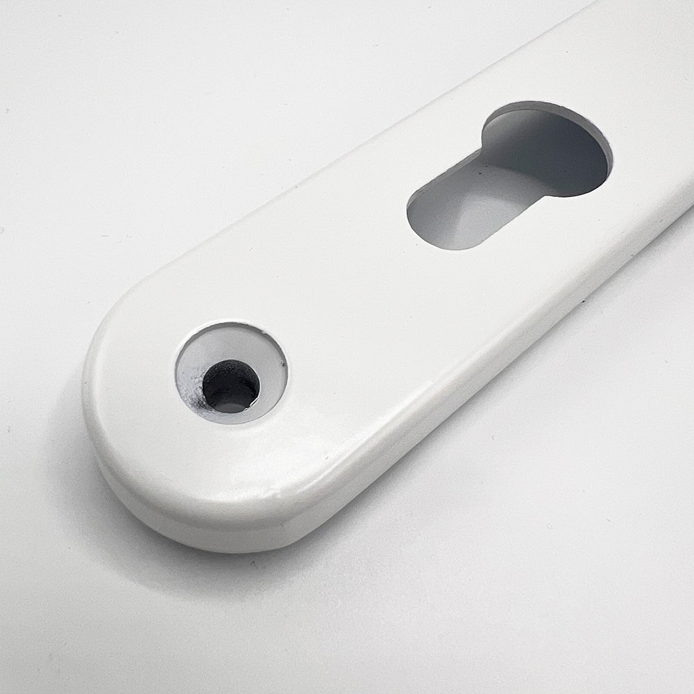 Lever Universal UPVC Multipoint Door Handles - 92mm PZ - Sprung - 264mm Screw Centres