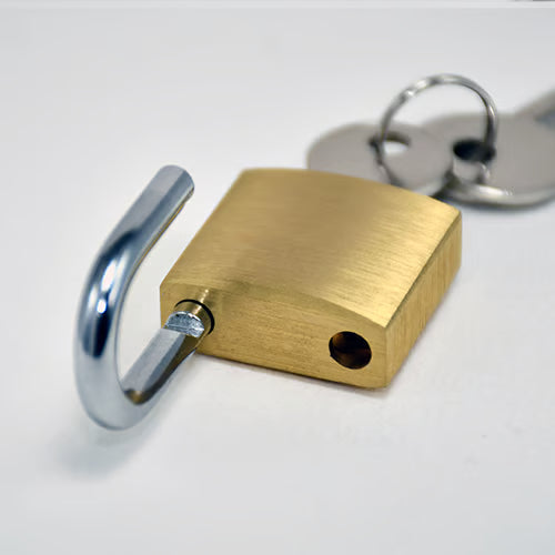 30mm Open Shackle Brass Padlock