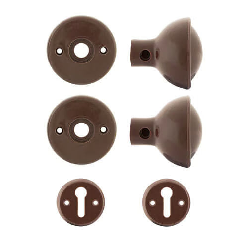 Plastic Rim/Mortice Knobset