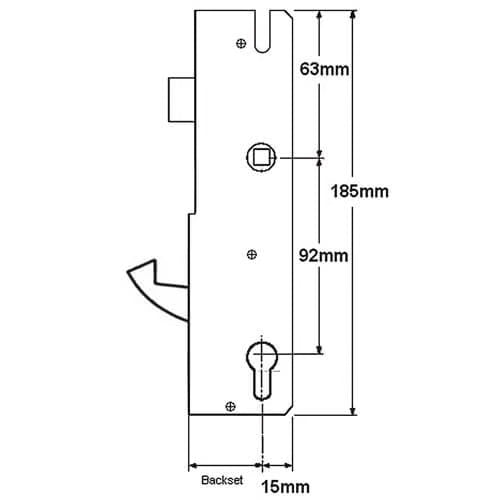 Scorpion Genuine Multipoint Gearbox - Lift Lever or Split Spindle