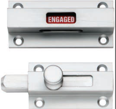 Aluminium Toilet Indicator Bolt
