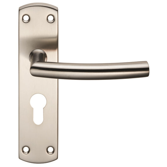 Residential Arched Lever on Backplate