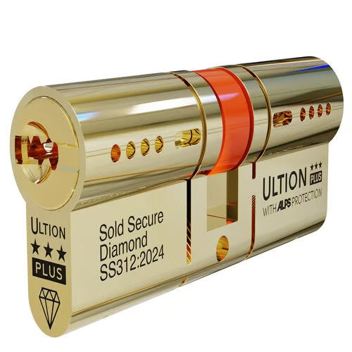 Euro Double Cylinders British Standard Kitemarked TS007 3* - Brass or Chrome Finish