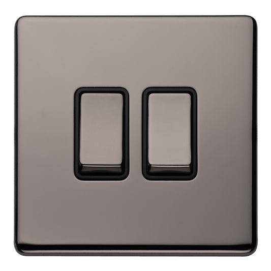 Concealed 3mm 2 Gang Switch