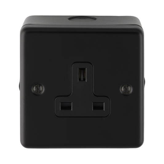 Metal Clad 1-2 Gang 13Amp Unswitched Socket
