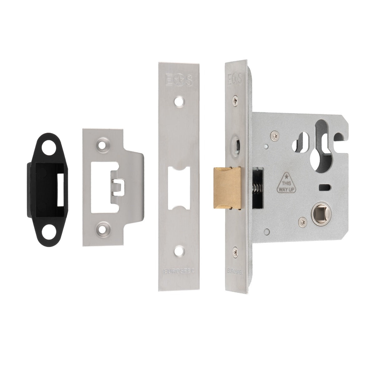 Easi-T Euro Profile Cylinder Night Latch - Case Only