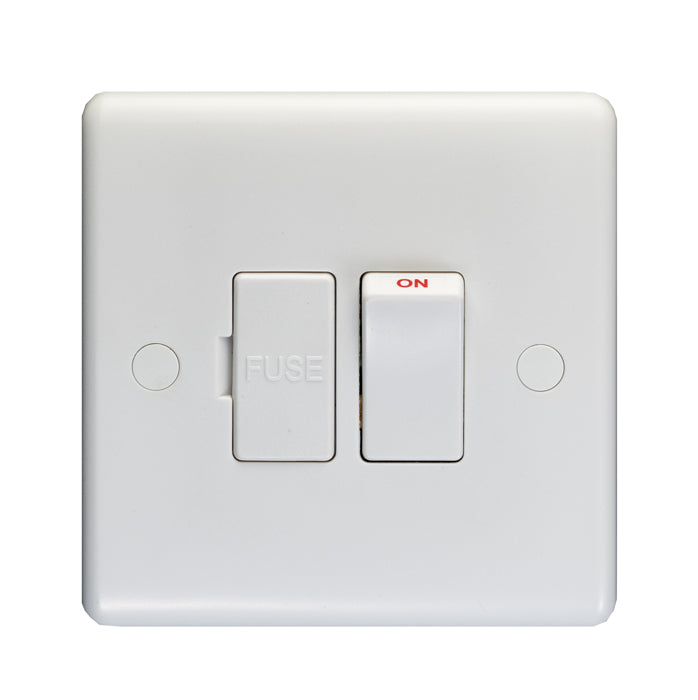 13 Amp Switched fused spur with flex outlet