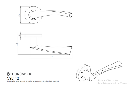 Breeze Lever on Sprung Rose