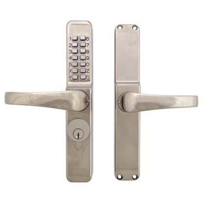 CL0460 Narrow Aluminium Door Digital Lock with Screw-in Cylinder