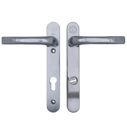 Pro Secure TS007 2* Lever Lever UPVC Multipoint Door Handles - 92mm PZ Sprung 122mm Screw Centres