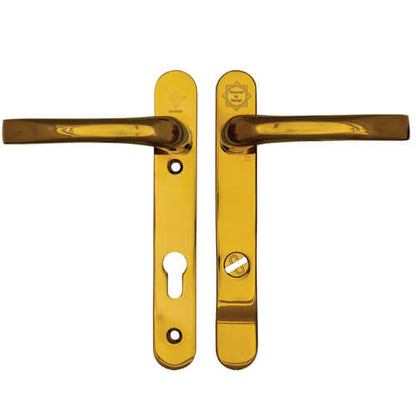 Pro Secure TS007 2* Lever Lever UPVC Multipoint Door Handles - 92mm PZ Sprung 122mm Screw Centres