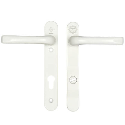 Pro Secure TS007 2* Lever Lever UPVC Multipoint Door Handles - 92mm PZ Sprung 122mm Screw Centres