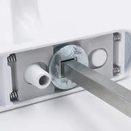 Pro Secure TS007 2* Lever Lever UPVC Multipoint Door Handles - 92mm PZ Sprung 122mm Screw Centres