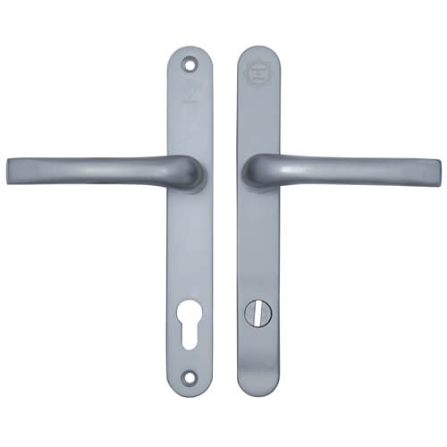 Pro Secure TS007 2* Lever Lever UPVC Multipoint Door Handles - 92mm PZ Sprung 212mm Screw Centres