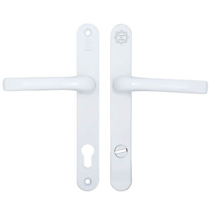 Pro Secure TS007 2* Lever Lever UPVC Multipoint Door Handles - 92mm PZ Sprung 212mm Screw Centres