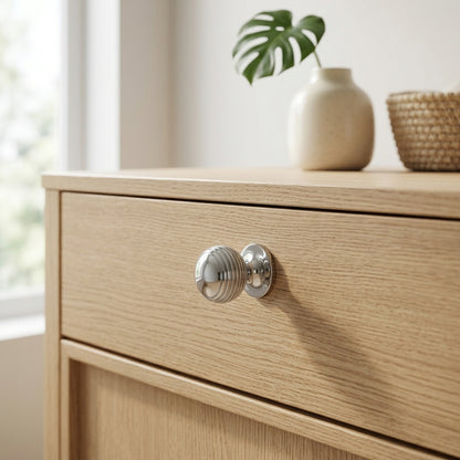 Caesar Cupboard Knob on Round Rose