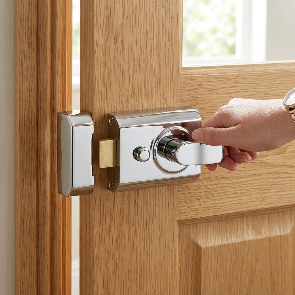 Deadlocking Rim Cylinder Nightlatch