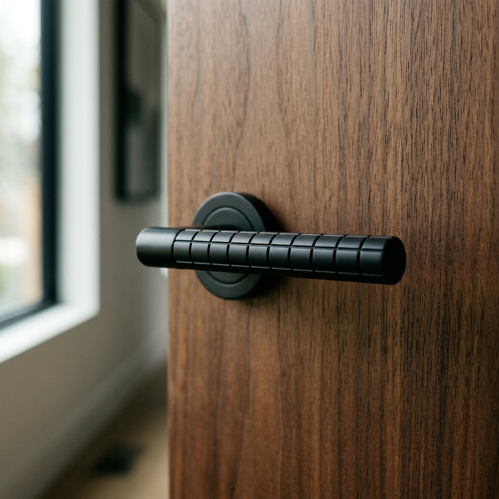 Hey Quadra lever handle on threaded round rose