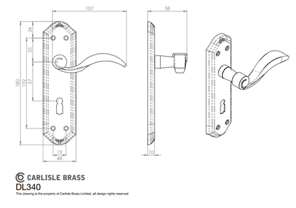 Wentworth Lever on Backplate