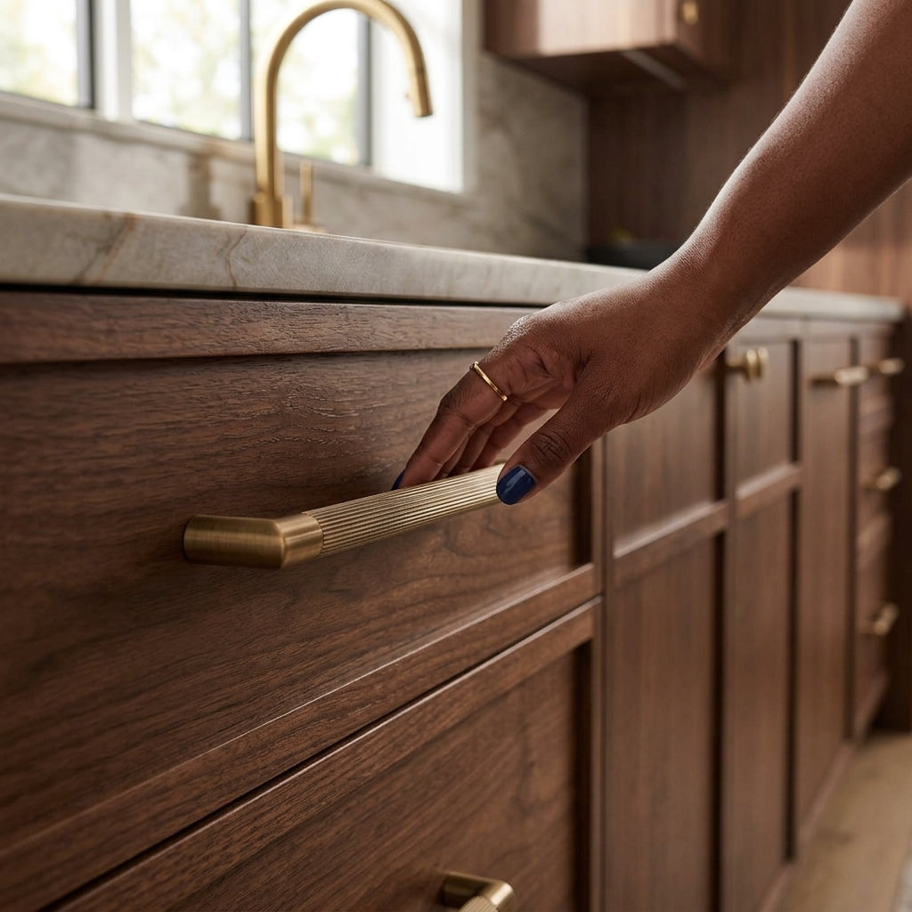 Mitred Lines Pull Handle