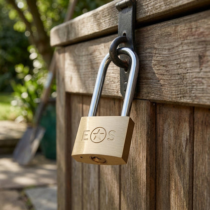 Long Shackle Brass Padlock