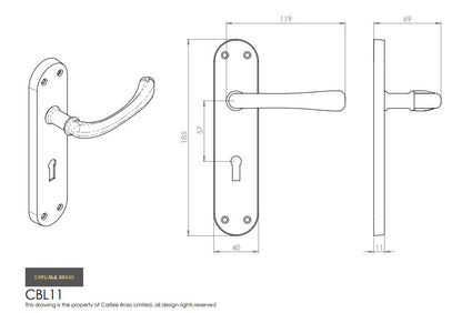 Contract Ibra lever on backplate