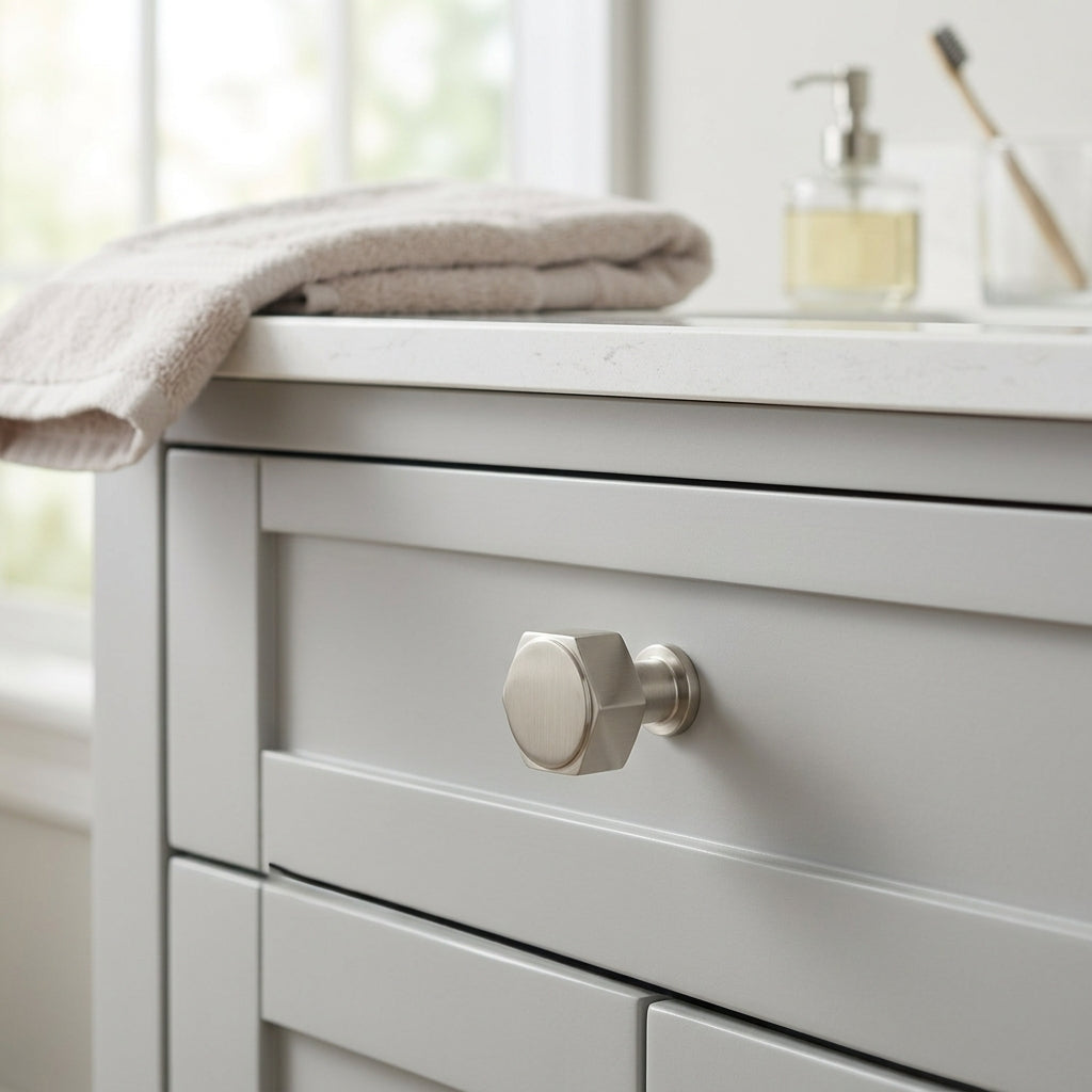 Vesper Hex Cabinet Knob