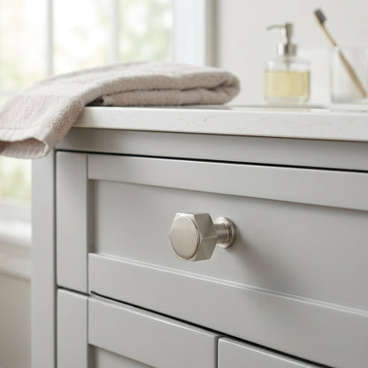 Vesper Hex Cabinet Knob