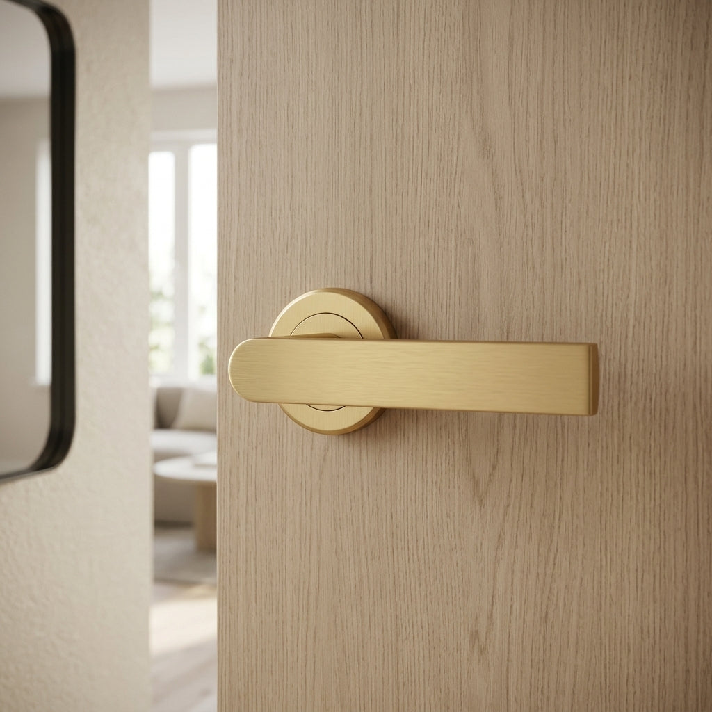 Edge Lever on Round Rose