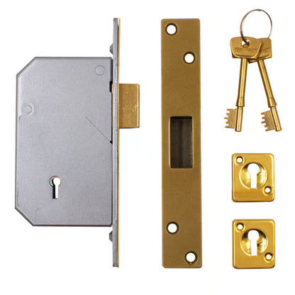 3G110 Non British Standard 5 Detainer Mortice Deadlock  without Microswitch