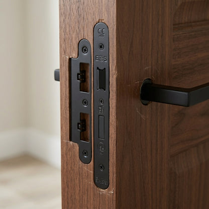 Forend Strike & Fixing Pack To Suit Din Euro Sash/Bathroom Lock
