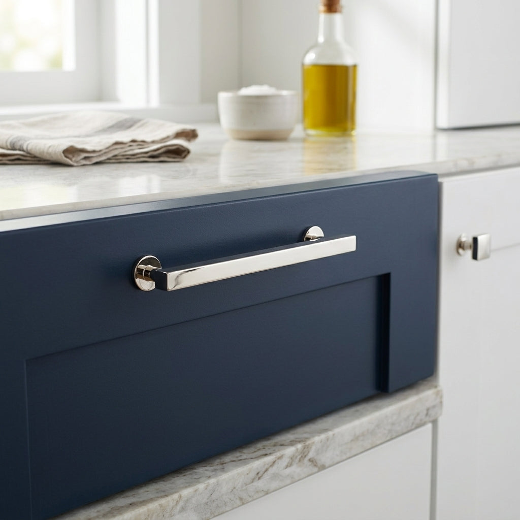 Square T-Bar Cupboard Pull Handle