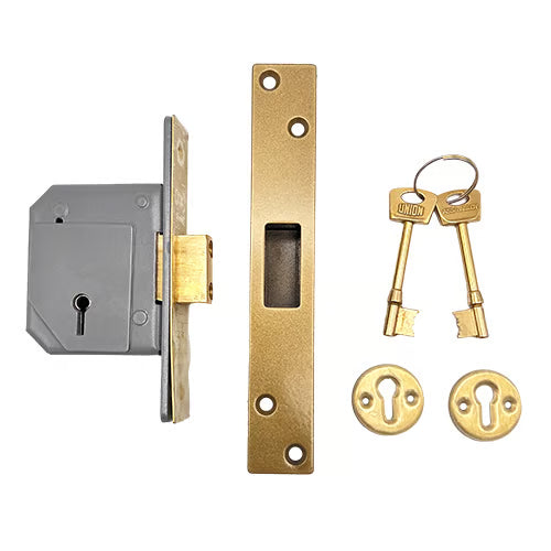 3G114 Non British Standard 5 Lever Mortice Deadlock