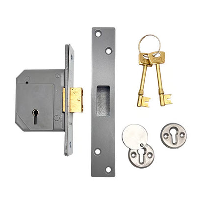 3G114 Non British Standard 5 Lever Mortice Deadlock