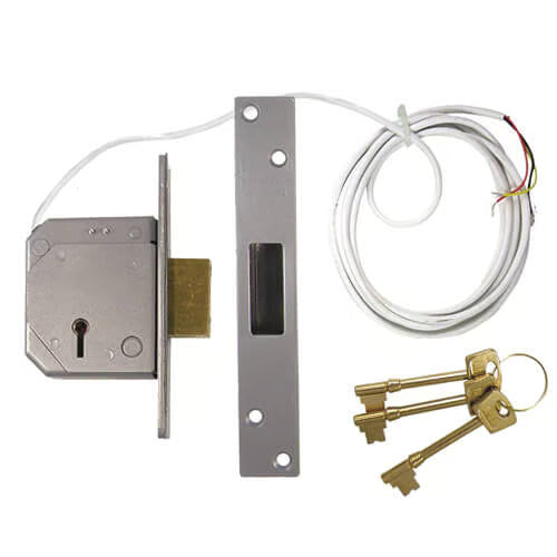 3G114E British Standard Mortice Deadlock with Microswitch