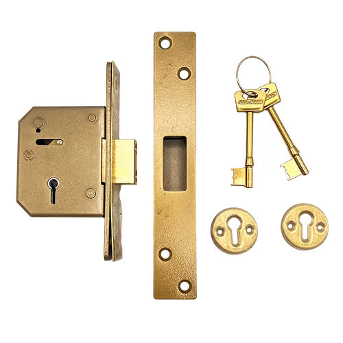 3G115 Non British Standard 5 Lever Mortice Deadlock