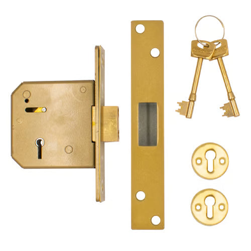 3G115 Non British Standard 5 Lever Mortice Deadlock