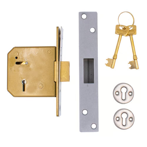 3G115 Non British Standard 5 Lever Mortice Deadlock