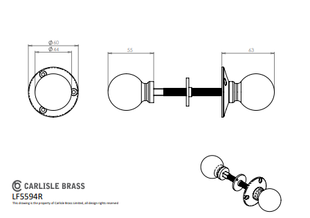 Ball Rim Knob Furniture