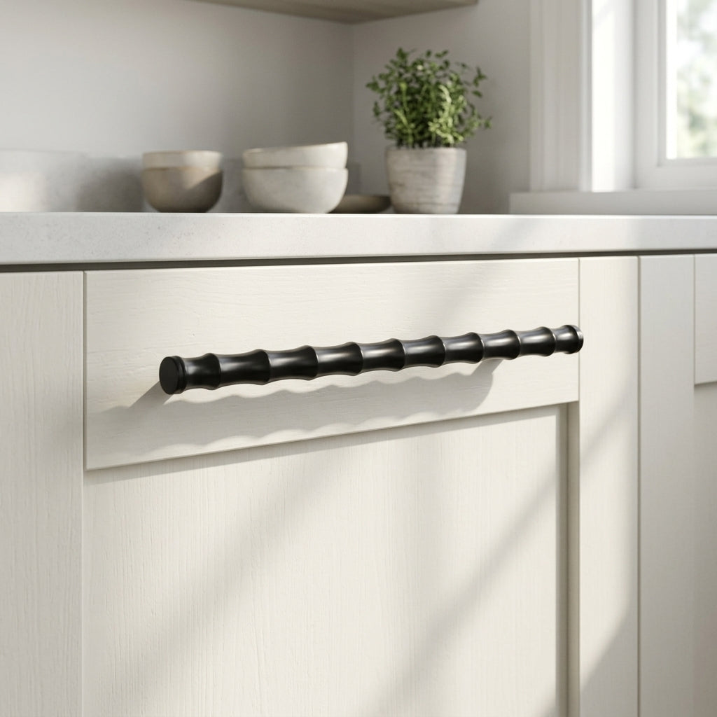 Crispin Bamboo T-bar Cupboard Pull Handle