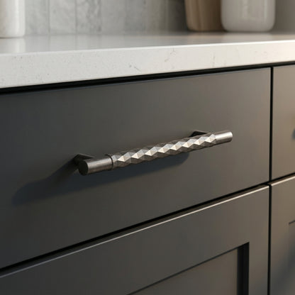 Diamond Cut Cabinet Pull