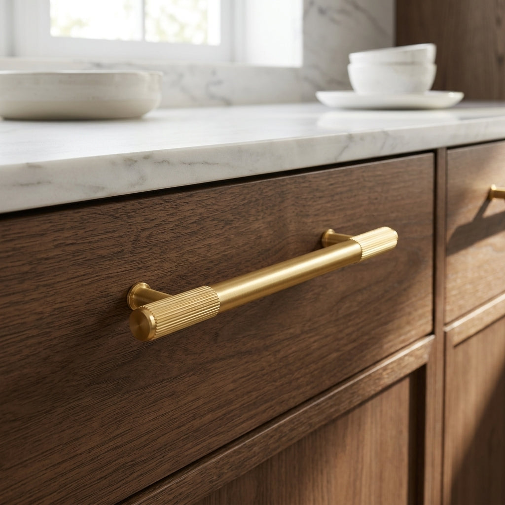 Washington Reeded End Cabinet Pull