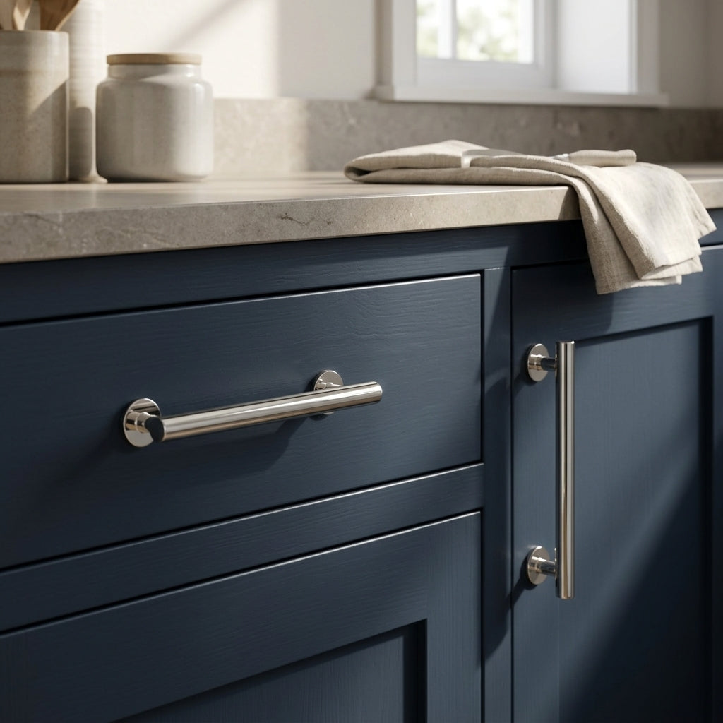 Round T-Bar Cupboard Pull Handle
