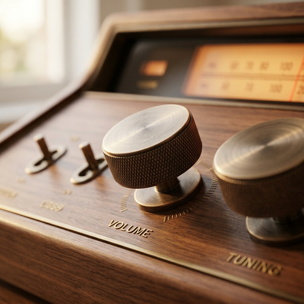 Knurled Radio Knob Range