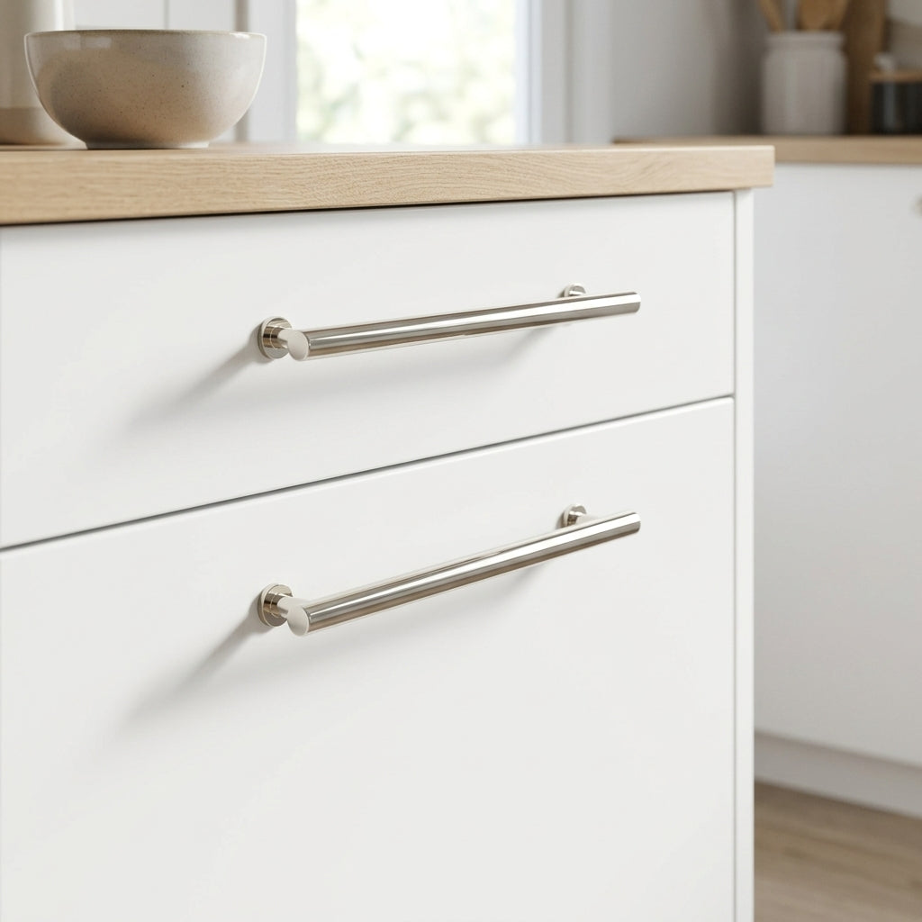 Round T-Bar Cupboard Pull Handle