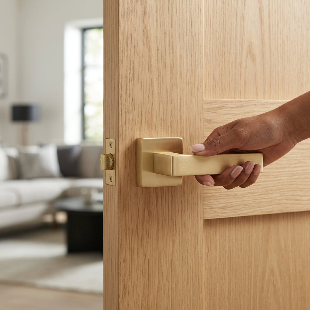 Techna Lever on Square Rose