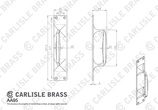 Cast Pull Handle