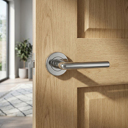 Uno Lever on Round Rose