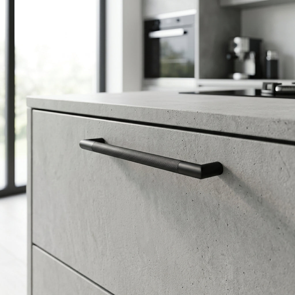 Mitred Knurled Pull Handle Range